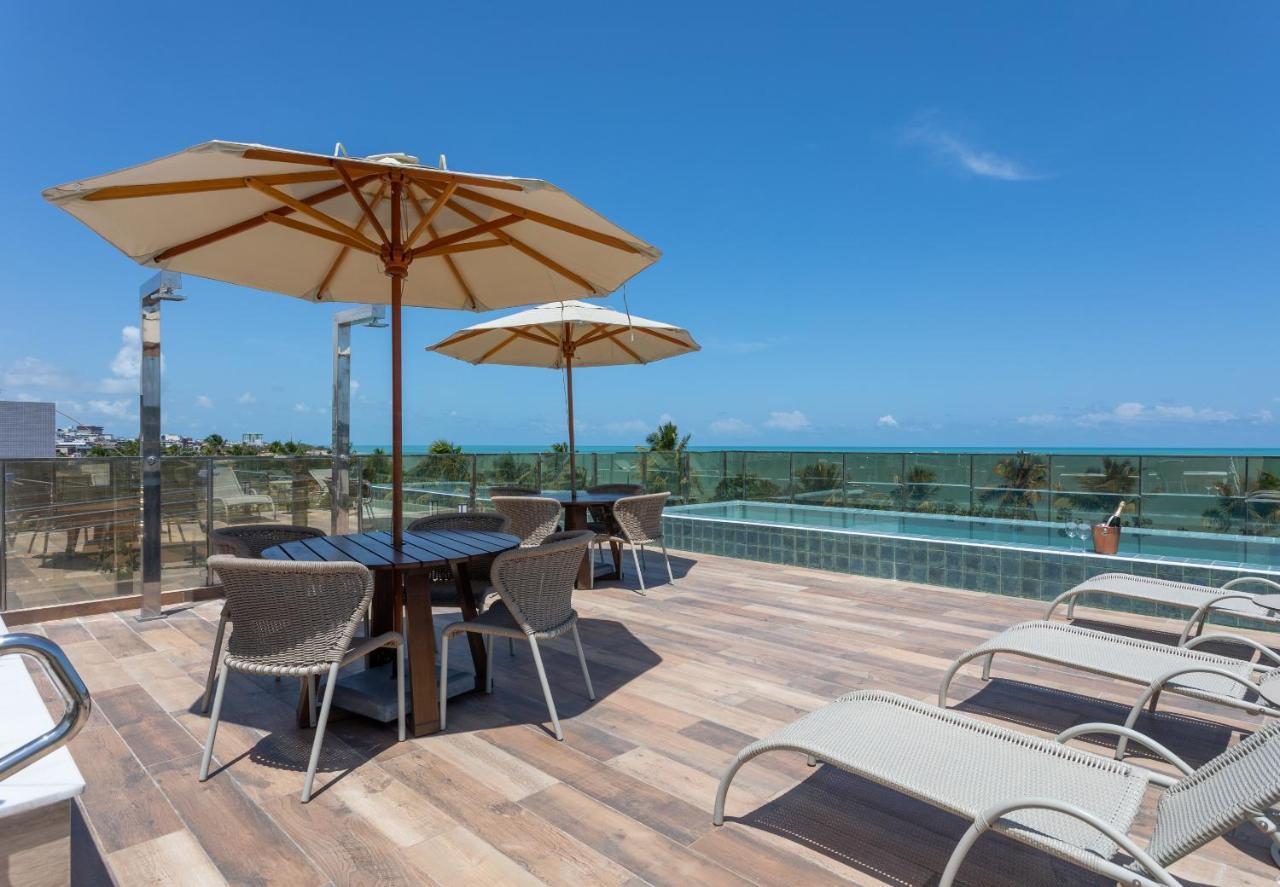 João Pessoa Frente Mar Apartamento Luxuoso Na Praia De Cabo Branco מראה חיצוני תמונה